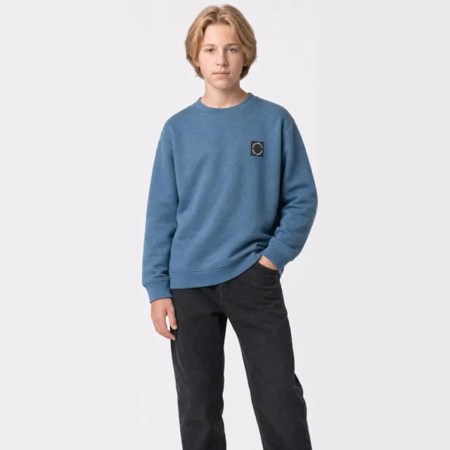 Petrol Industries sweater met logo - blauw