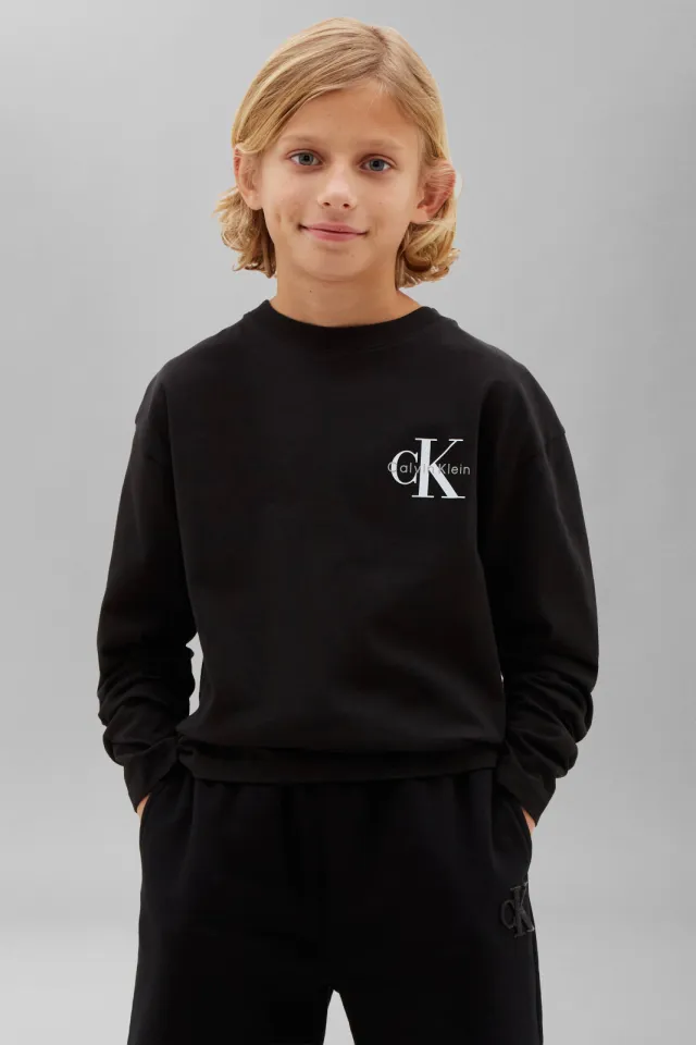 Calvin Klein longsleeve met logo zwart, foto 4