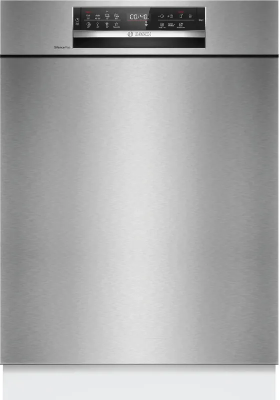 Bosch SMU6ECS12E onderbouwvaatwasser geborsteld staal