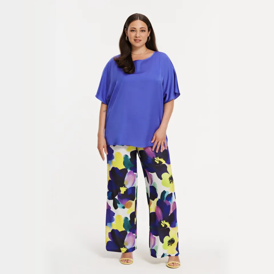 Yoek satin top paars, foto 2