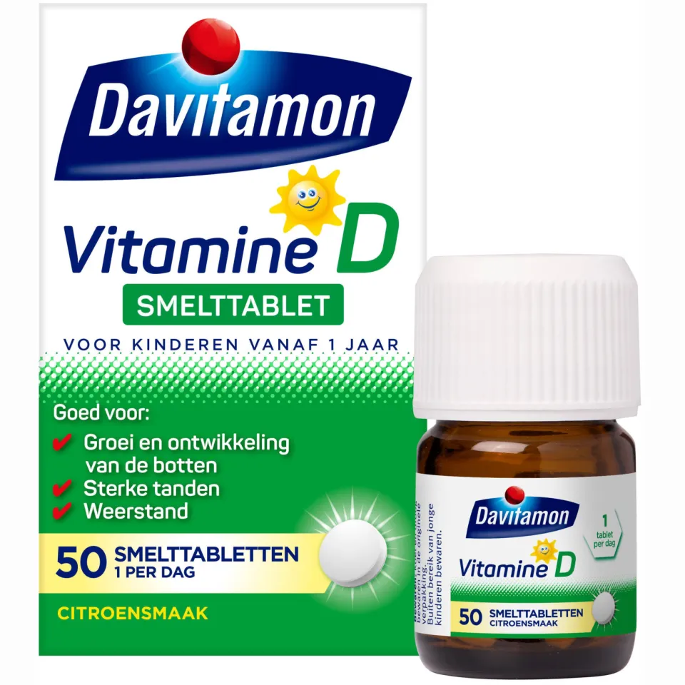 Davitamon vitamine D kind smelttabletten, foto 2