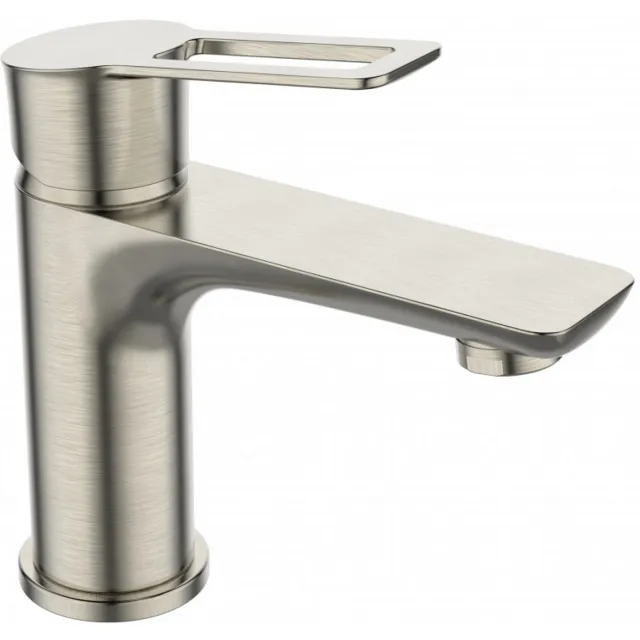 Sanimar Braga wastafelkraan geborsteld inox RVS