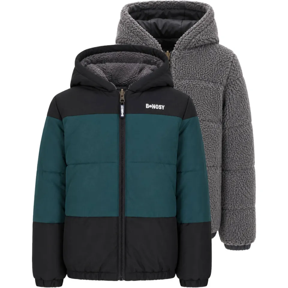 B.Nosy reversible winterjas zwart, foto 3