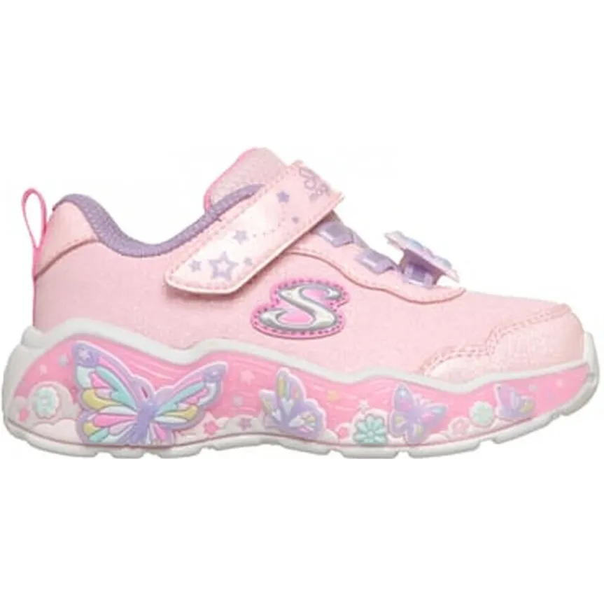 Skechers S-Lights Lil Butterfly Bliss babyschoen roze, foto 2