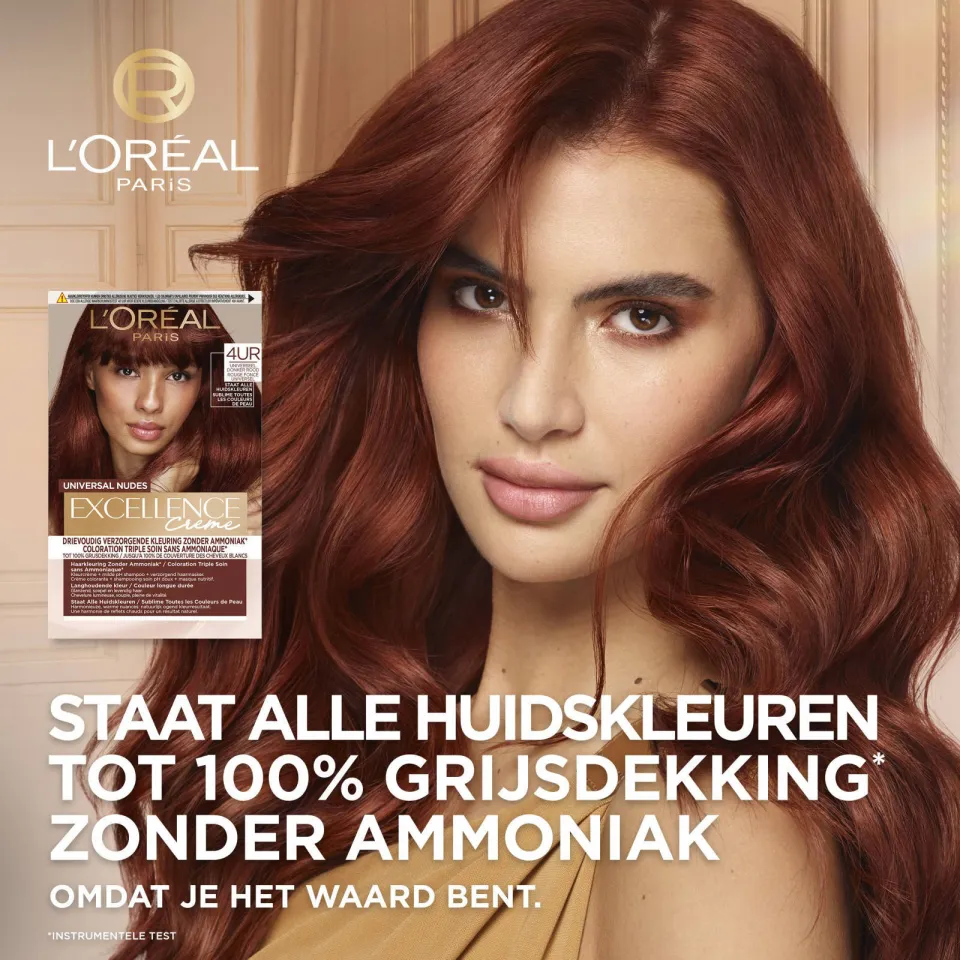 L'oréal Excellence Crème Universal Nudes 4UR middenrood, foto 5