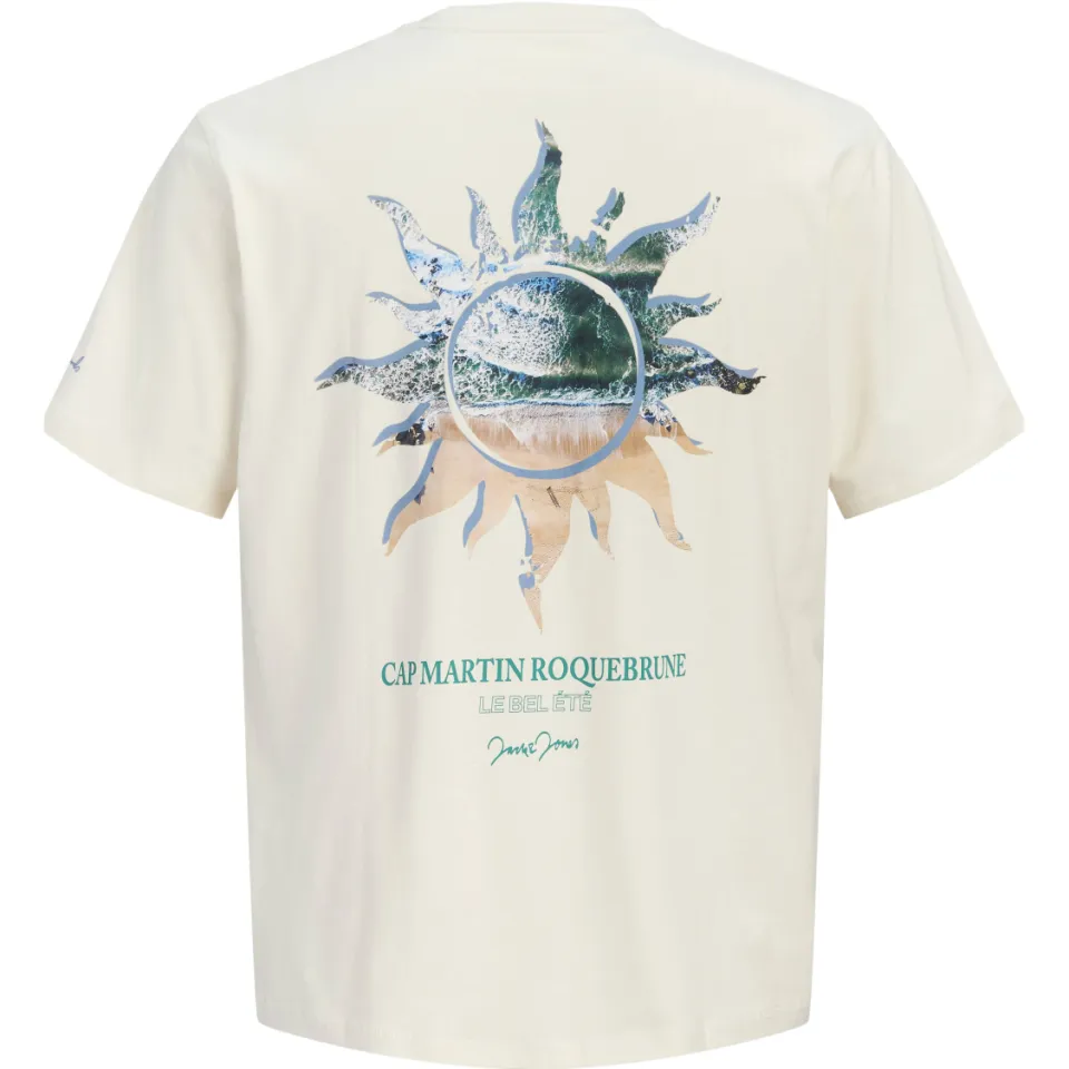 Jack & Jones T-shirt met backprint ecru, foto 3