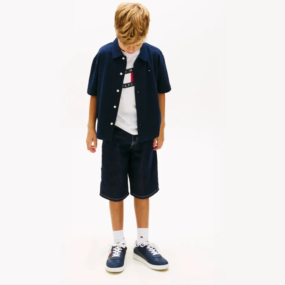 Tommy Hilfiger overhemd donkerblauw, foto 5