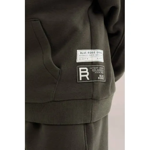 WE Fashion Blue Ridge sweater - donkergroen, foto 5