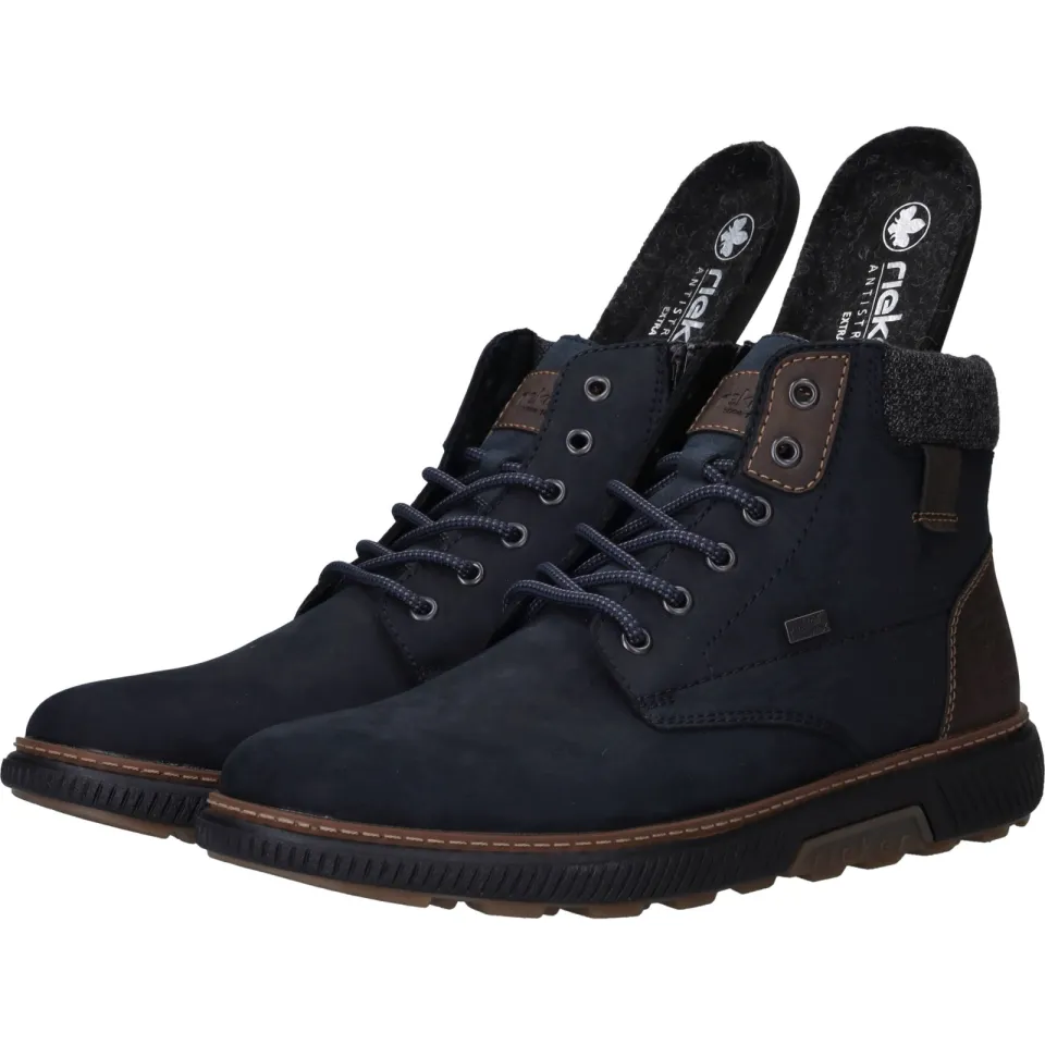 Rieker veterboots donkerblauw blauw, foto 6