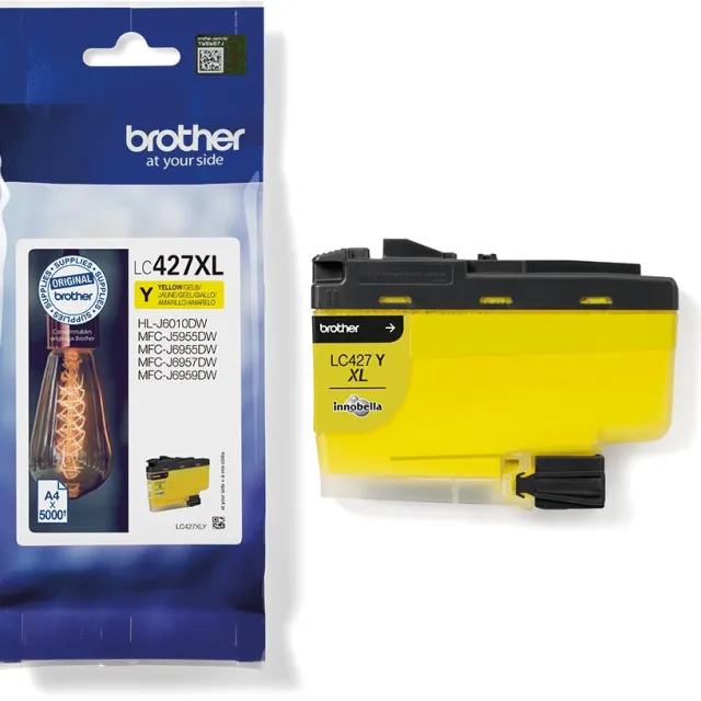 Brother LC-427XLY inktcartridge geel