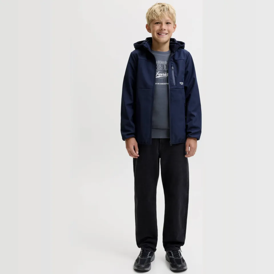 Jack & Jones JUNIOR sweater met logo - grijsblauw, foto 4