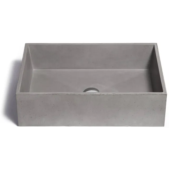 Urbi et Orbi Opzet Wastafel Urbi et Orbi Immissio Beton 60x40x17 cm Antraciet