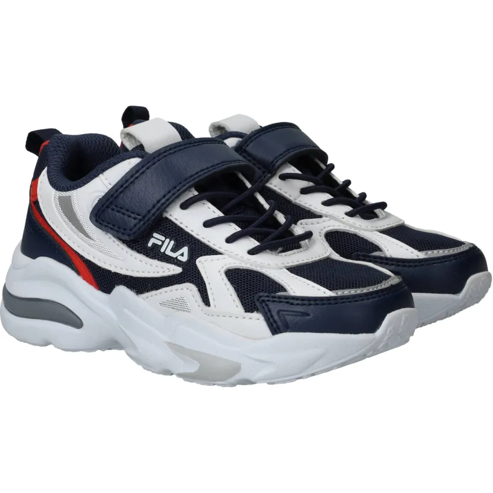 Fila Madrun Velcro sneakers wit/blauw, foto 3