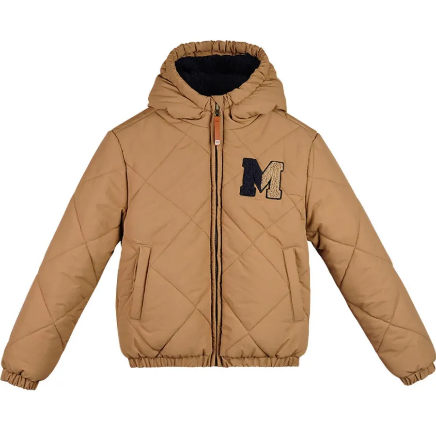 Moodstreet gewatteerde winterjas beige, foto 2