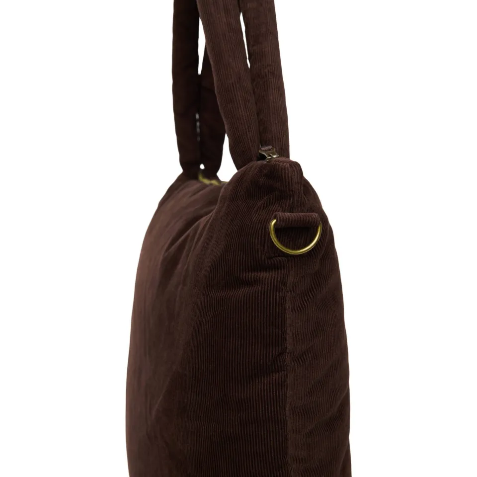 Studio Noos luiertas Rib Puffy Diaper Bag donkerbruin, foto 4