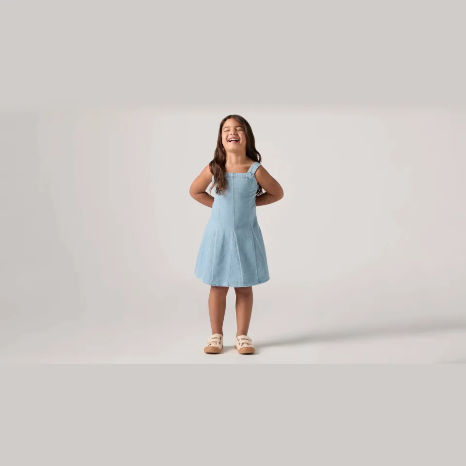 Levi's denim spijkerjurk lichtblauw, foto 6