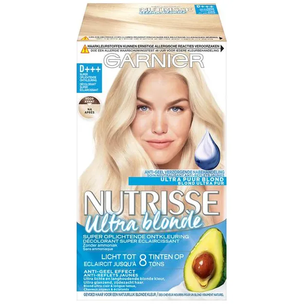 Garnier Nutrisse Ultra Blonde haarkleuring D+++ d+++ super oplichtende ontkleuring, foto 2
