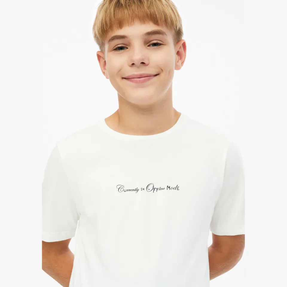 S.Oliver T-shirt met tekst wit, foto 6