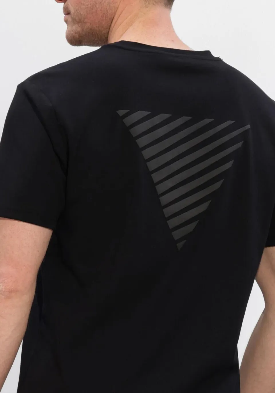 Pure Path regular T-shirt met backprint zwart, foto 5