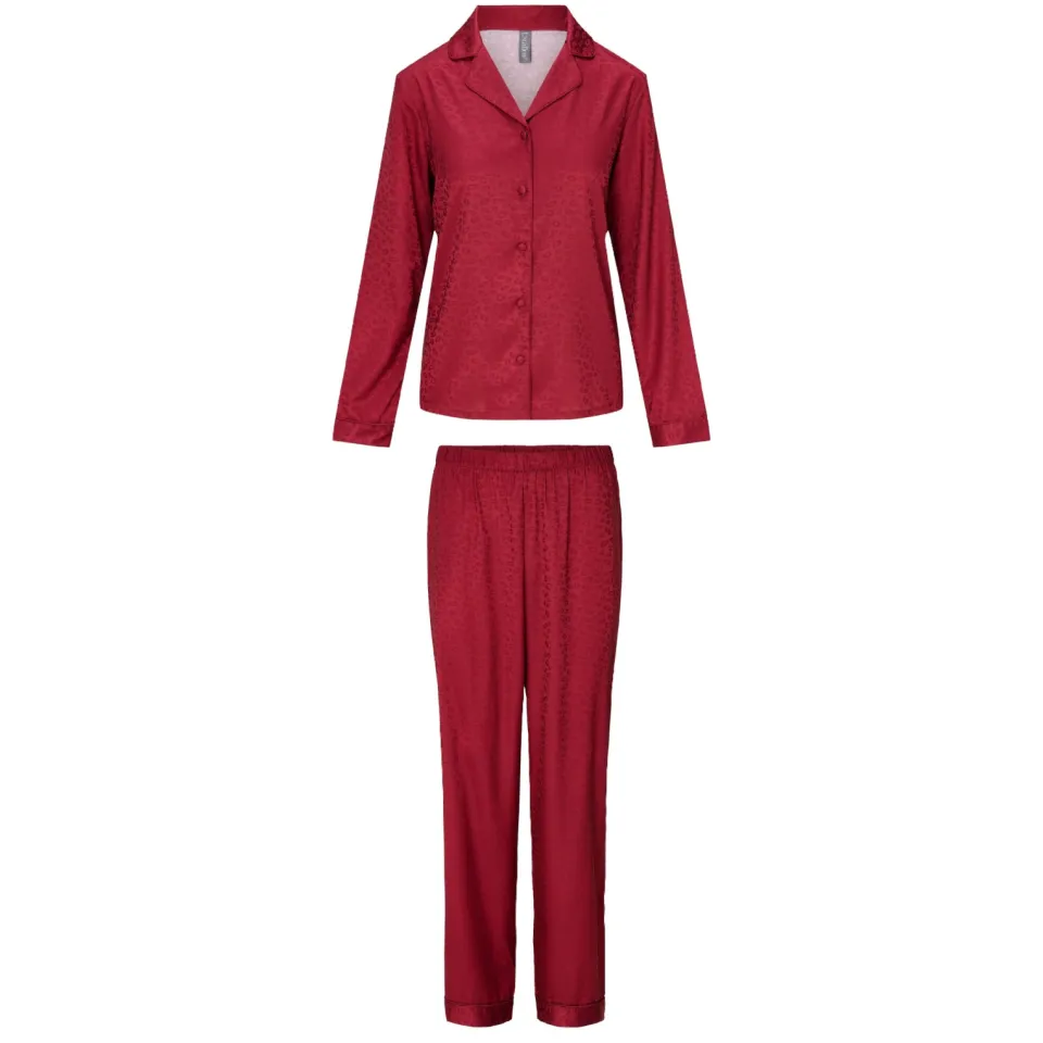 Lingadore pyjama set donkerrood, foto 2