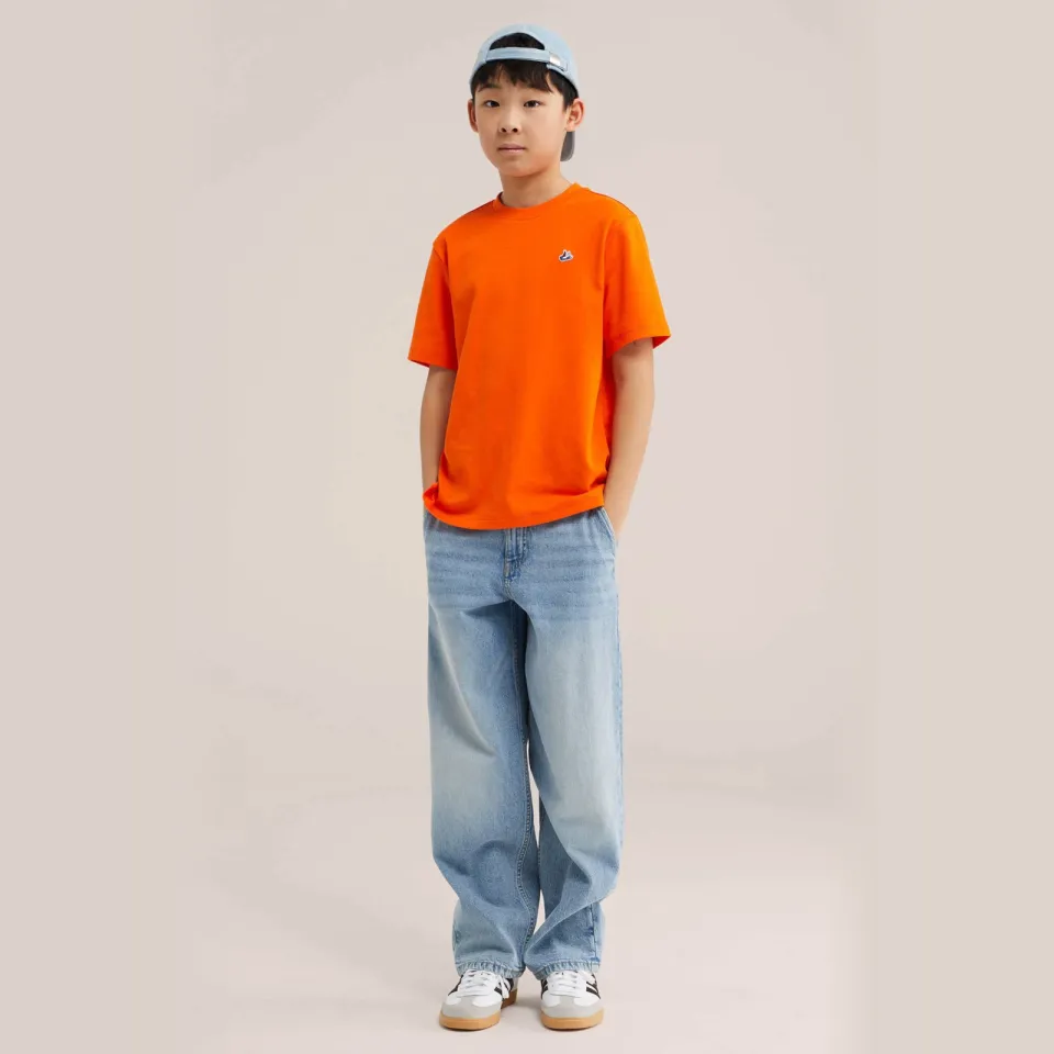 WE Fashion T-shirt oranje, foto 3
