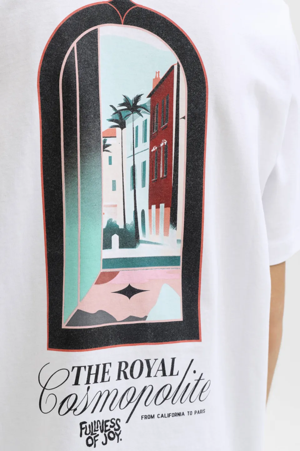 Jack & Jones JUNIOR T-shirt met backprint wit, foto 5