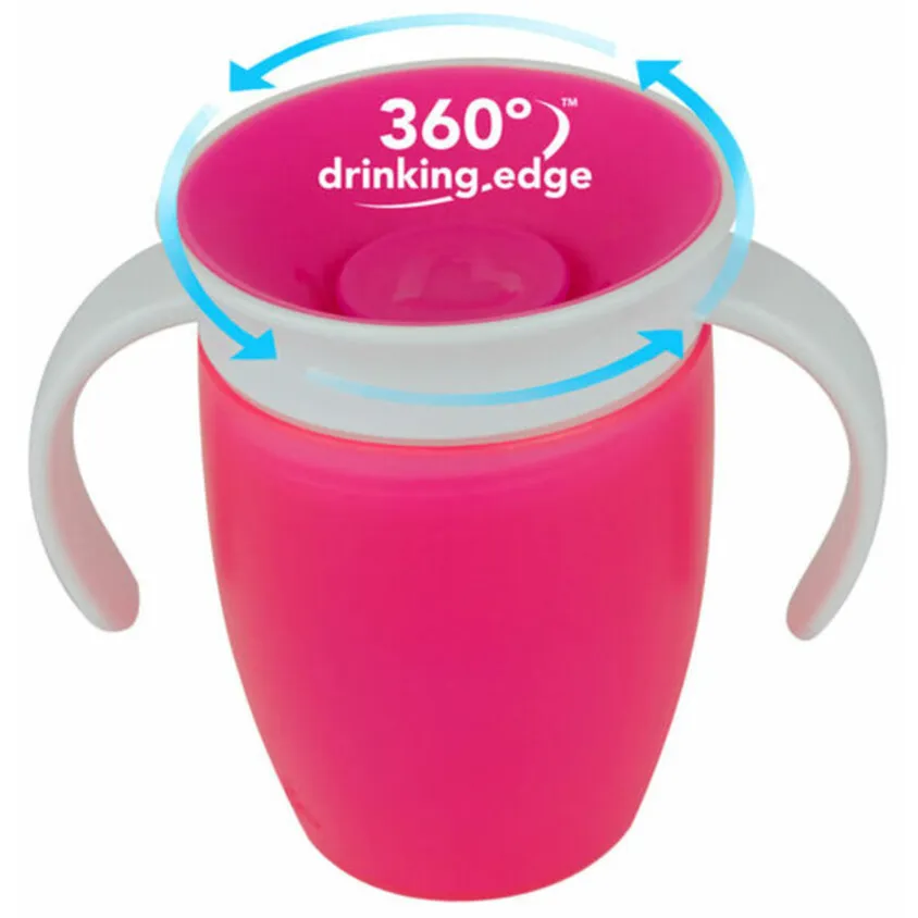 Munchkin Miracle 360° oefenbeker roze, foto 2