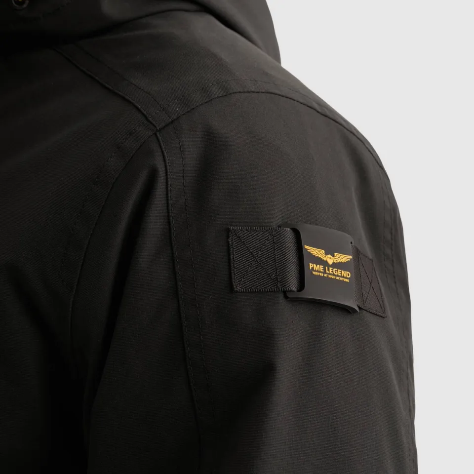 PME Legend SNOWPACK winterparka met imitatiebontkraag - jet black, foto 6