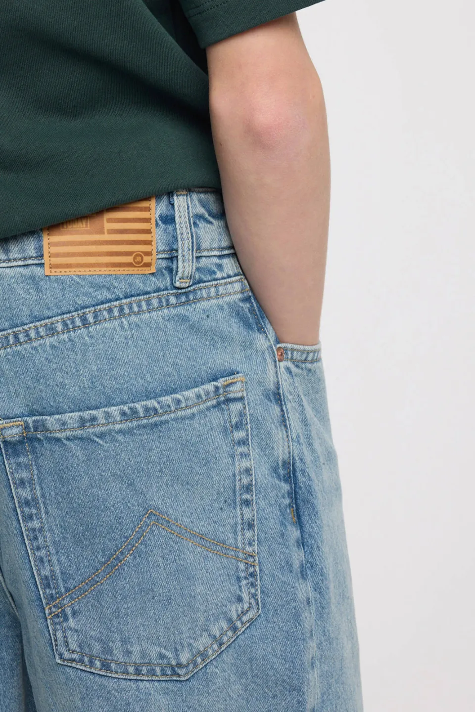 America Today baggy jeans medium blue denim, foto 5