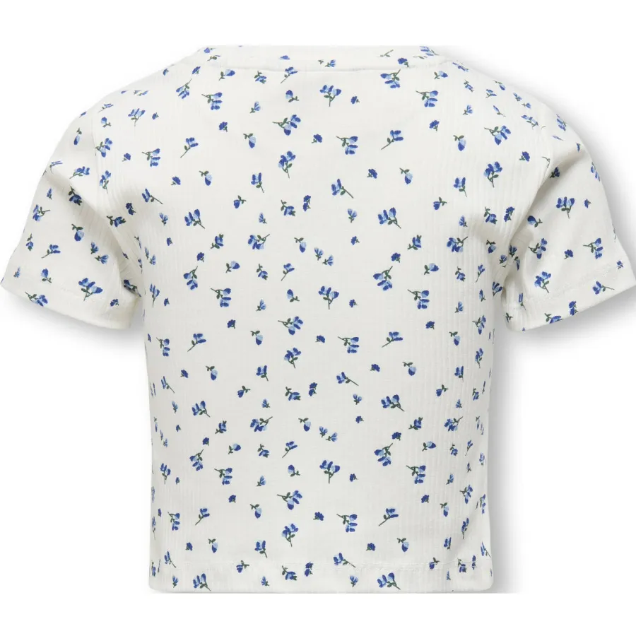 KIDS ONLY GIRL gebloemde T-shirt blauw, foto 5