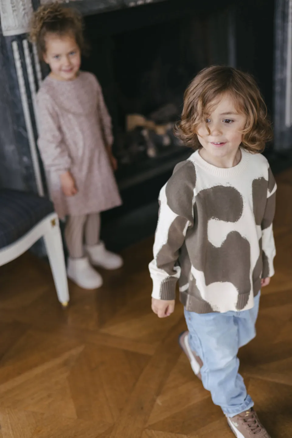 Levv katoenen sweater met print - taupe, foto 5