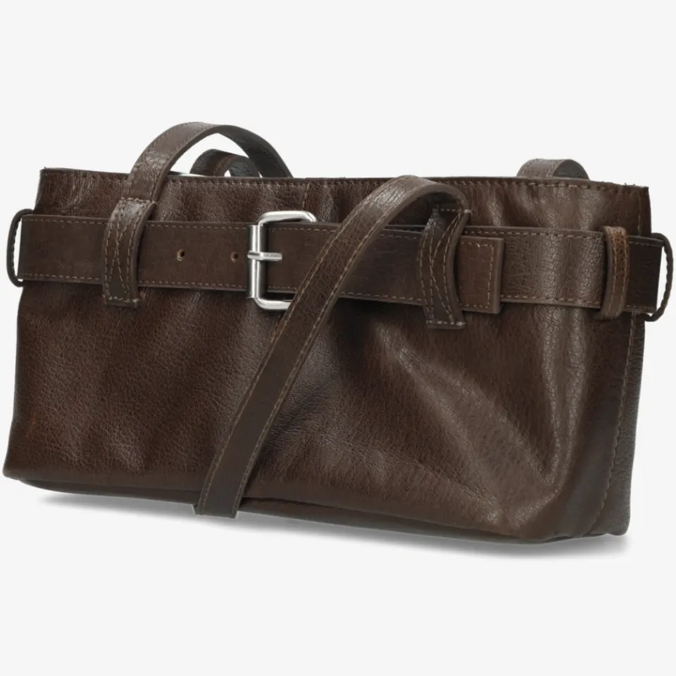 Shabbies Amsterdam OLLA Shoulderbag Leather Brown, foto 4