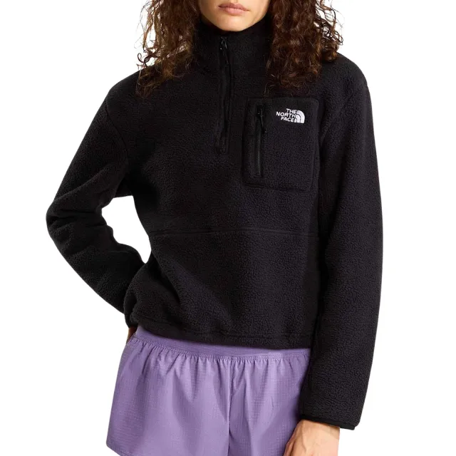 The North Face Yumiori 1/4 Zip Sweater Dames Zwart