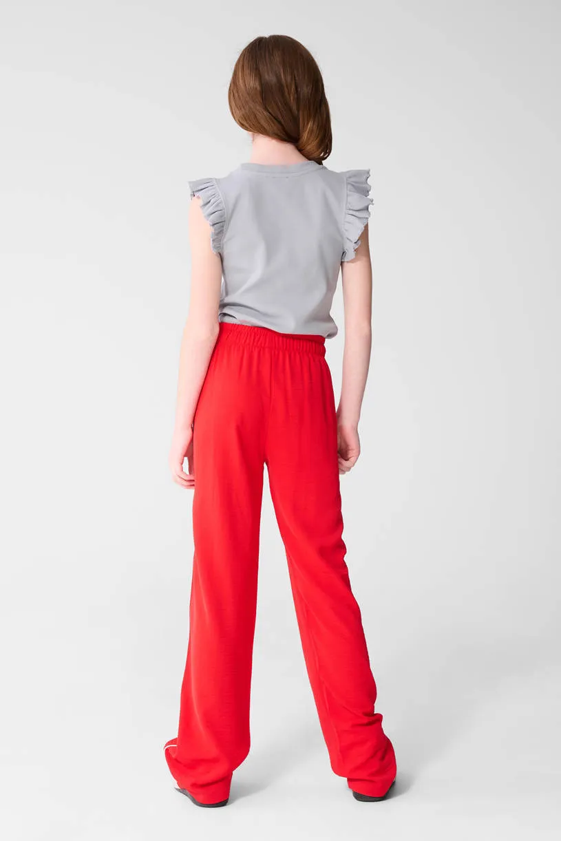 Shoeby casual broek rood, foto 3