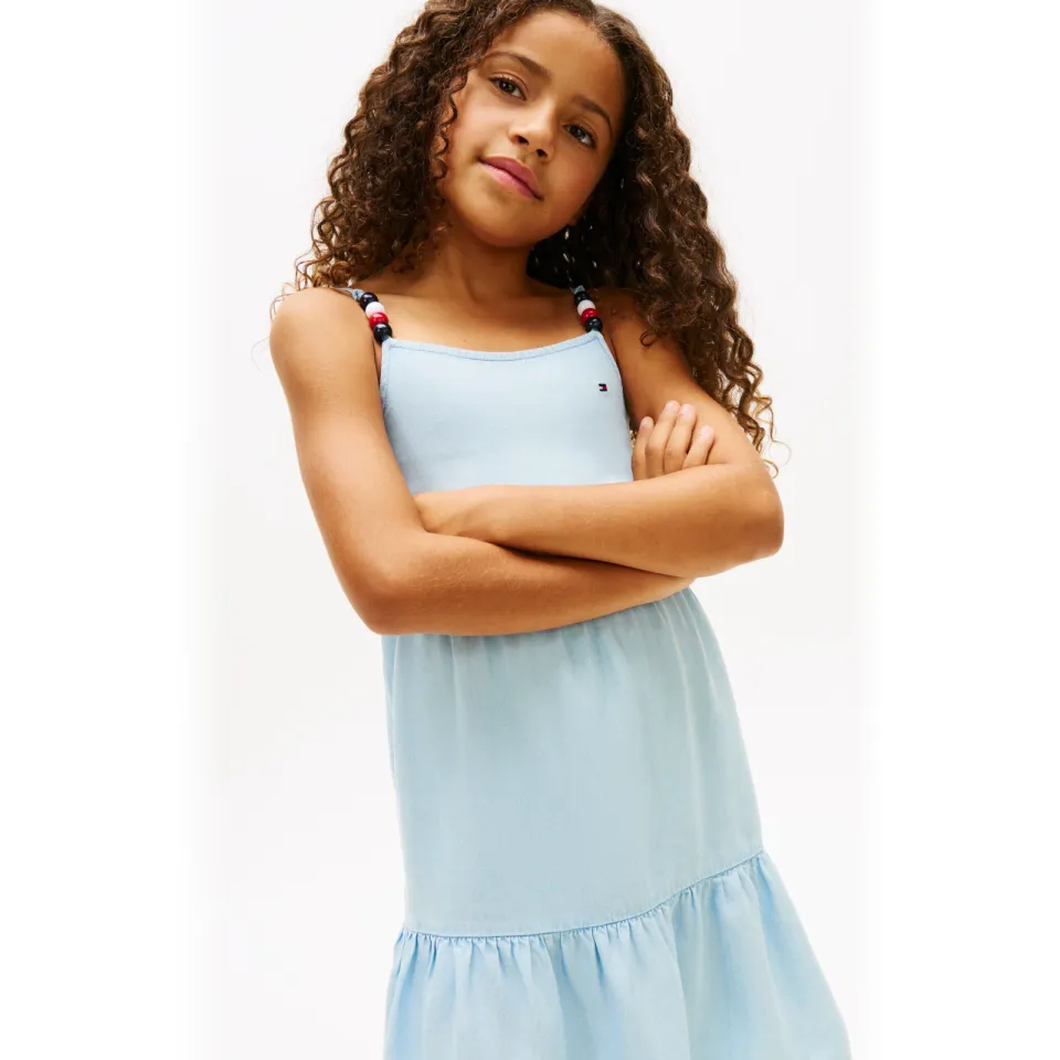 Tommy Hilfiger zomerjurk lichtblauw, foto 5