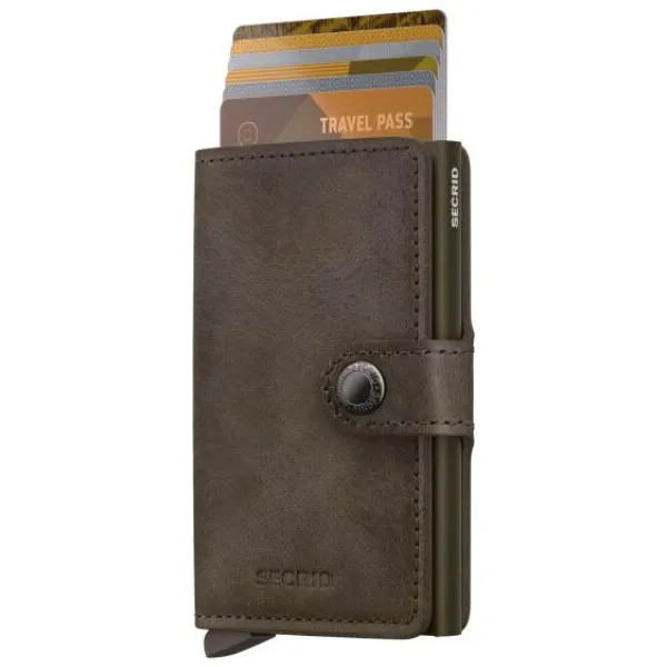Secrid Mini Wallet portemonnee bruin, foto 3