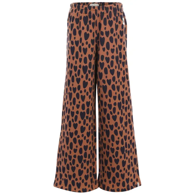 LOOXS little wide leg broek bruin, foto 2