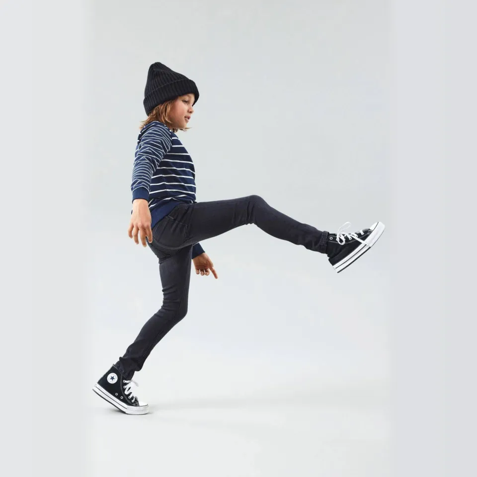 NAME IT KIDS slim fit jeans NKMSILAS black denim, foto 3