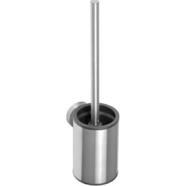 Sapho Toiletborstelhouder Sapho X-Steel Hangend Rond Geborsteld RVS Wit Chroom
