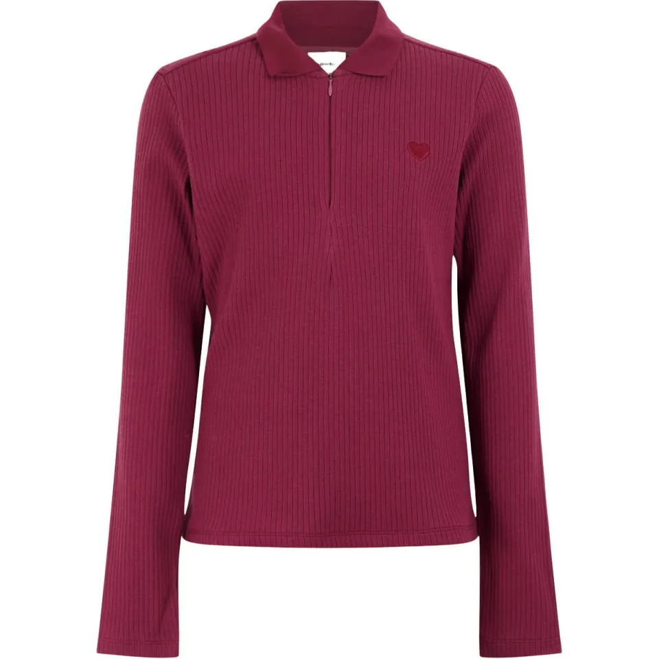 Shoeby polo - donkerrood, foto 2