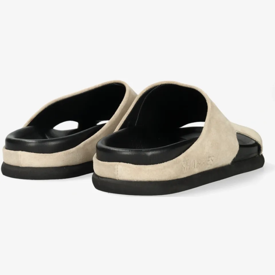 Shabbies Amsterdam Inga Close slipper Suède Taupe, foto 3