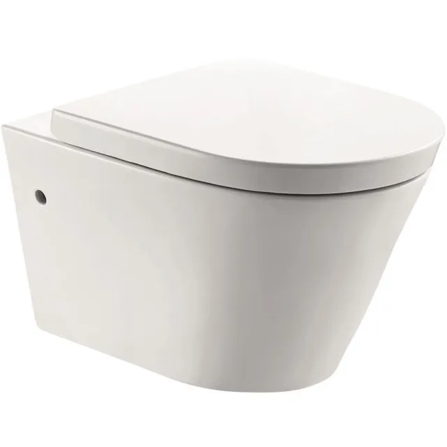 Wiesbaden Flow Randloos hangtoilet wit