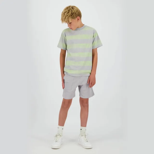 Raizzed sweatshort lichtgrijs