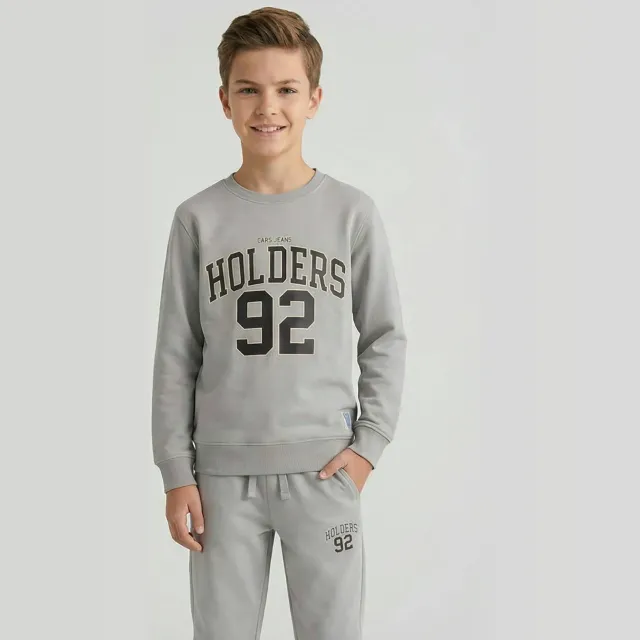 Cars sweater met print - grijs
