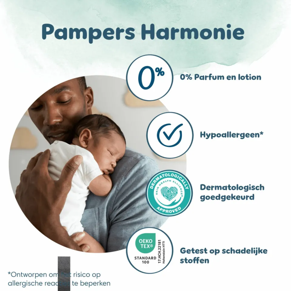 Pampers Harmonie Maat 3 maandbox - 186 luiers, 6kg-10kg, foto 7