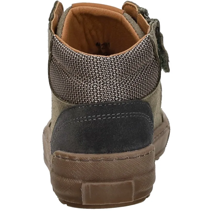 Keq veterschoenen hoog khaki, foto 4