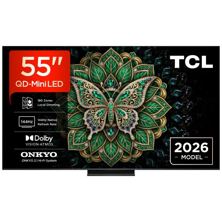 TCL 55MQLED75L televisie zwart, foto 4