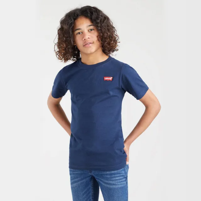 Levi's basic T-shirt Batwing chest donkerblauw, foto 2