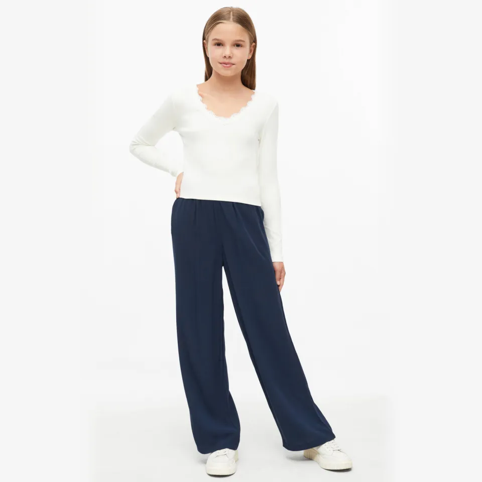 s.Oliver longsleeve ecru met V-hals, foto 4