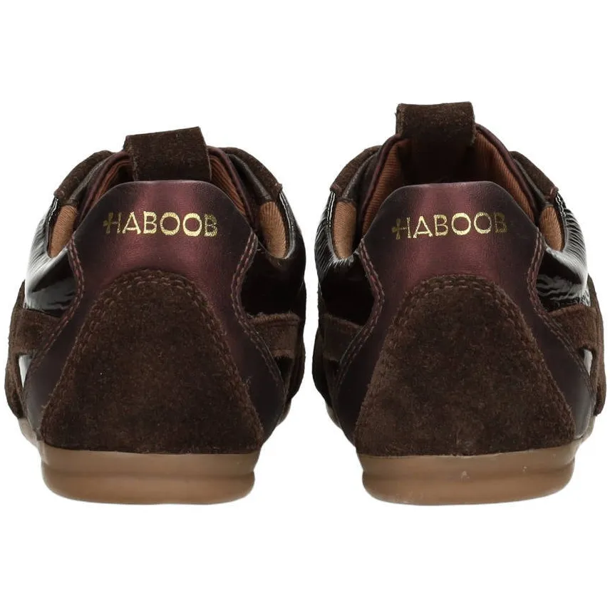 Haboob Ayla lakleren sneakers - donkerbruin, foto 5